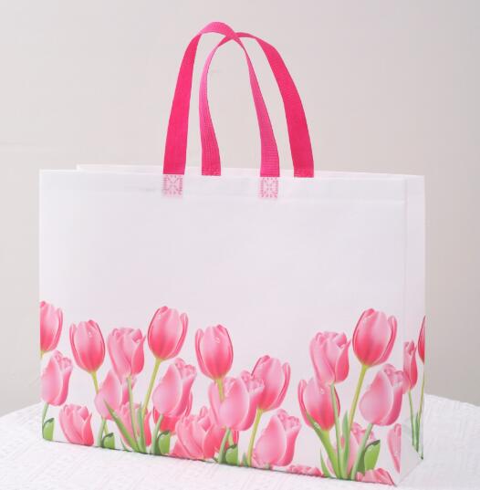 ★業務用★エコバッグ★不織布★ギフトバッグ★手提げバッグ★お買い物バッグ★チューリップ