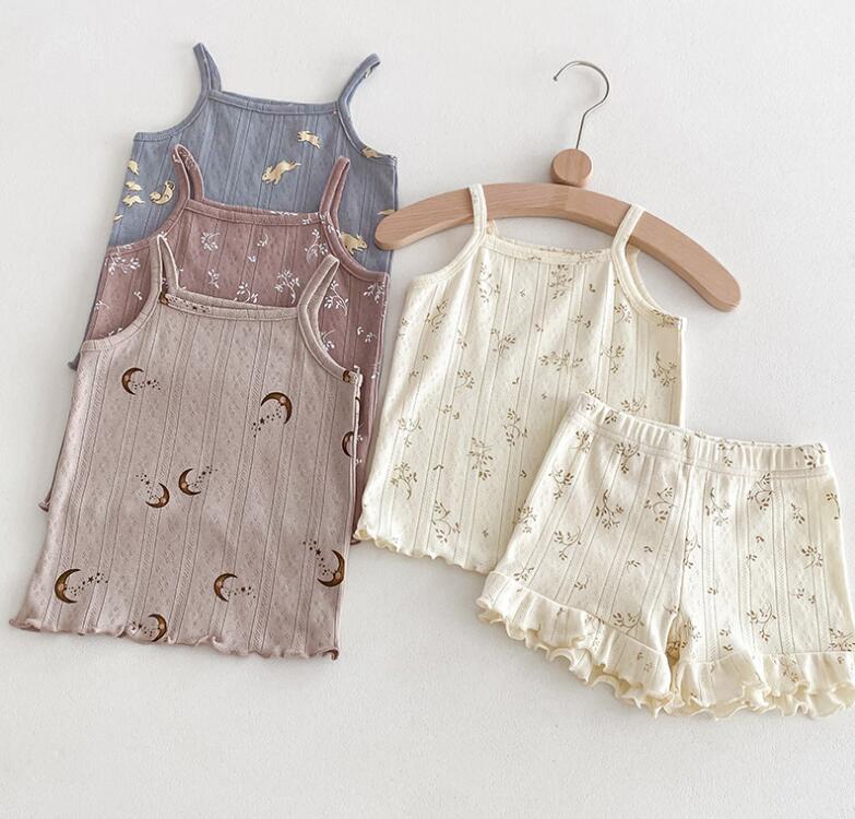 2024★春夏新作★韓国風子供服★トップス+ズボン2セット★4色80-120CM