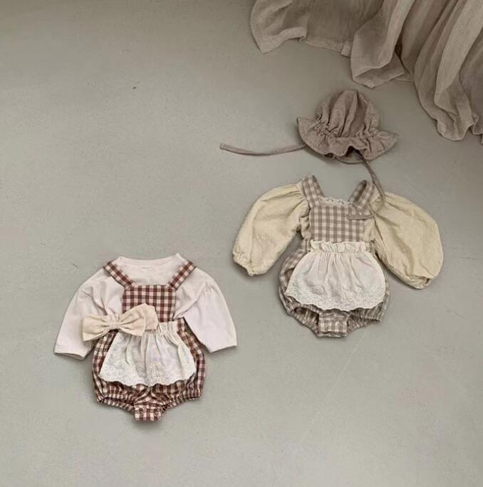 2024★春秋新作★韓国風子供服★サロペット★2色66-90CM