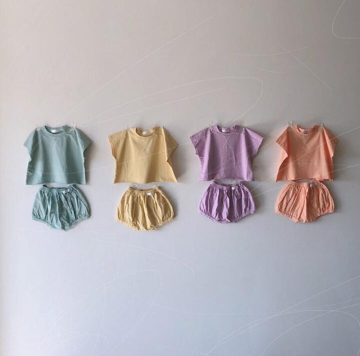 2024★春夏新作★韓国風ベビー服★トップス+ズボン2セット★4色66-90CM