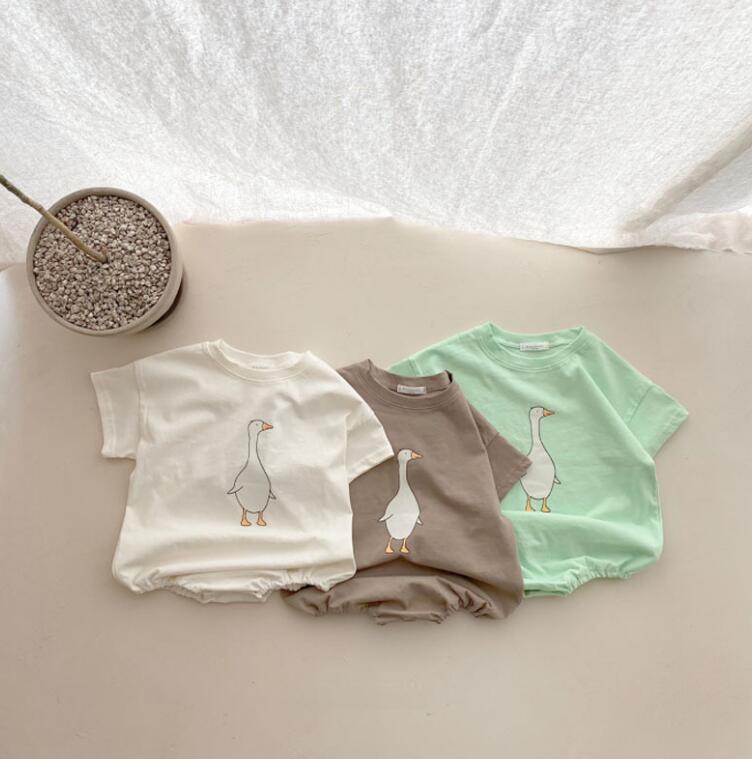 2024★春夏新作★韓国風ベビー服★ロンパース★3色66-100CM