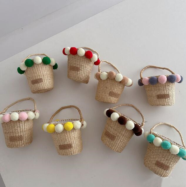 バッグ★かごバッグ★ハンドバッグ★子供用★可愛い★カジュアル★7色
