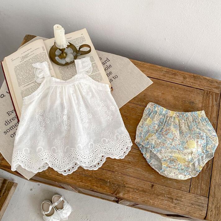 「2024」子供服★トップス+パンツ★セットアップ★袖なし★可愛い★66-100CM