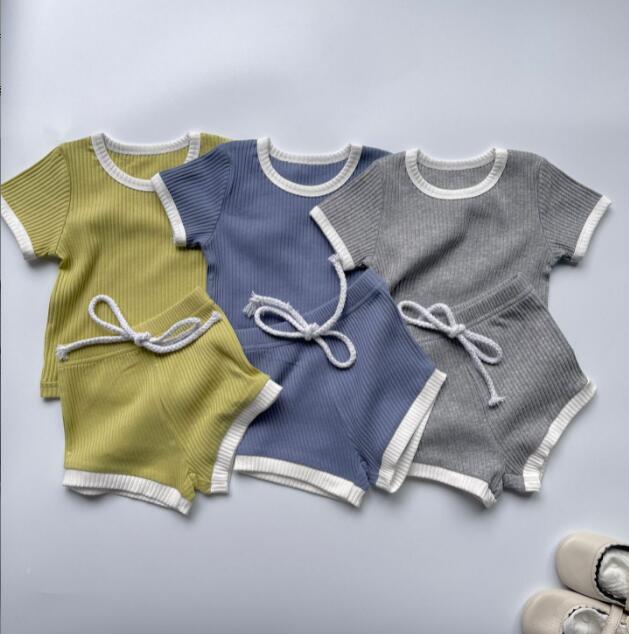 2024★春夏新作★韓国風ベビー服★トップス+ズボン★3色73-100CM