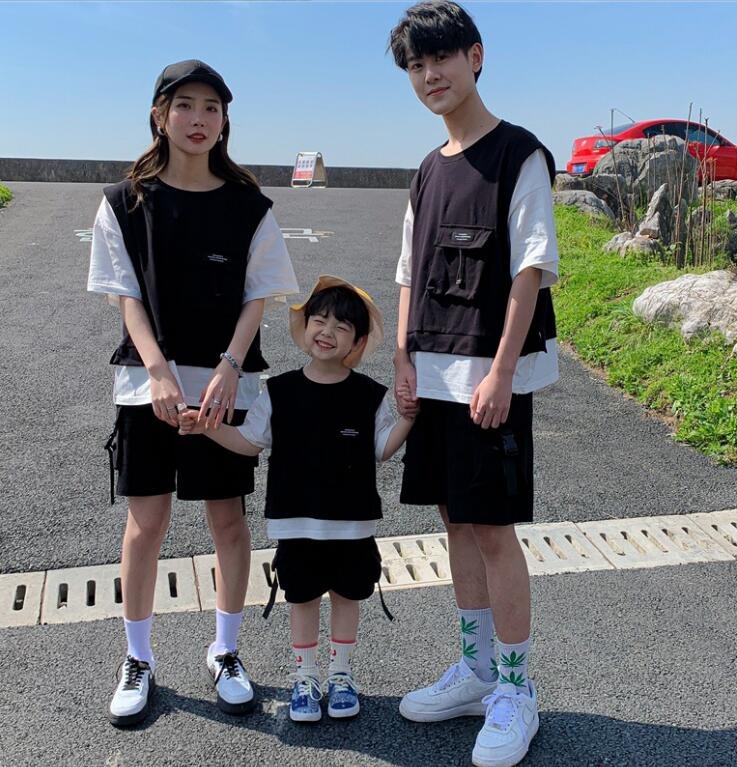 2024★春夏新作★韓国風子供服★トップス+ズボン★親子服★80-140CM