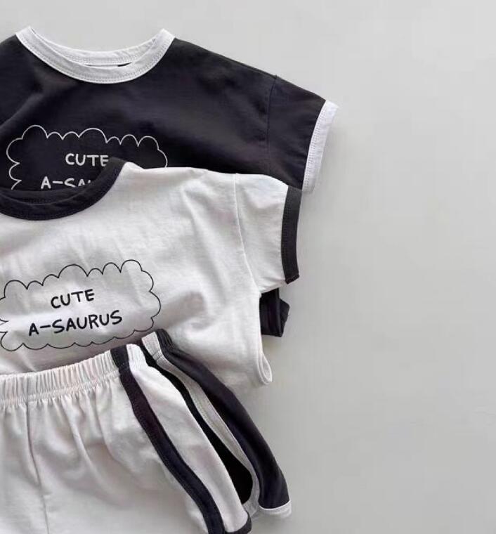 2024年夏★子供服　トップス+ズボン　セット★73-100cm★2色