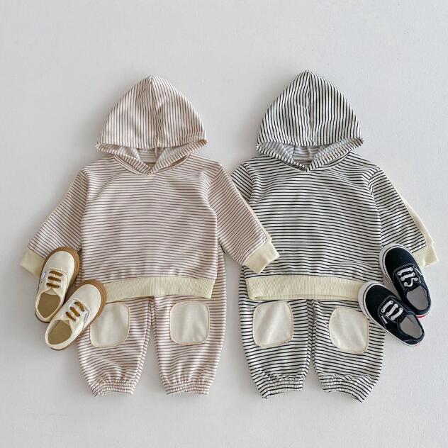 「2024」子供服★トップス+ズボン★セットアップ★韓国風子供服★男女兼用★2色★80-130CM