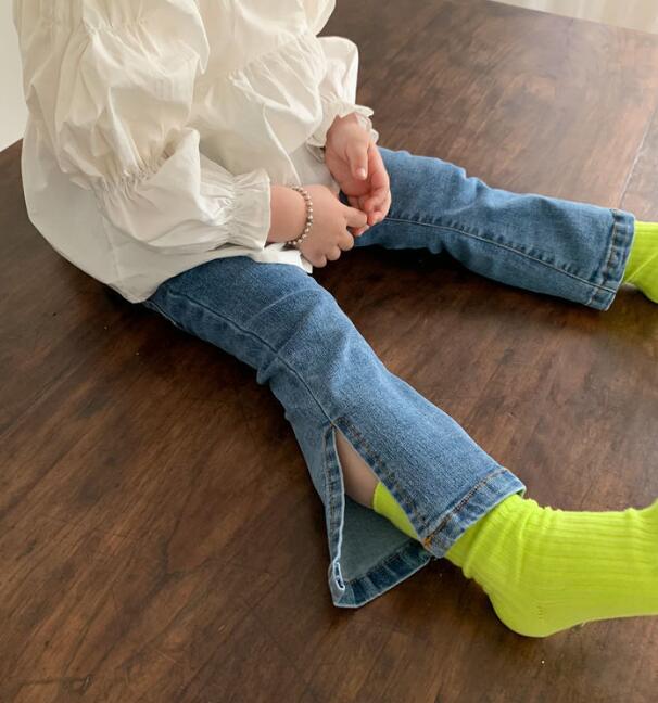 2024★春秋新作★韓国風子供服★ジーンズ★カジュアル★80-130CM