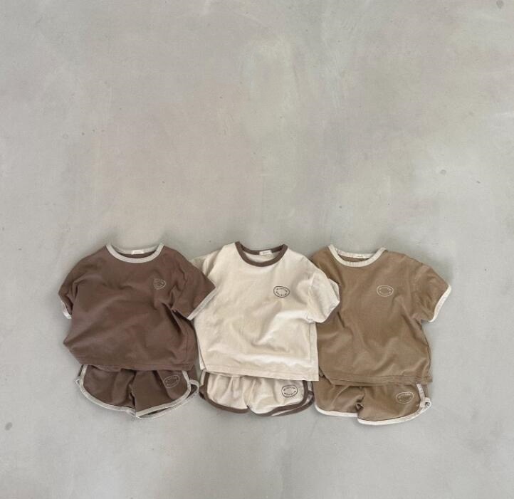 2024★春夏新作★韓国風ベビー服★トップス+ズボン★3色73-100CM