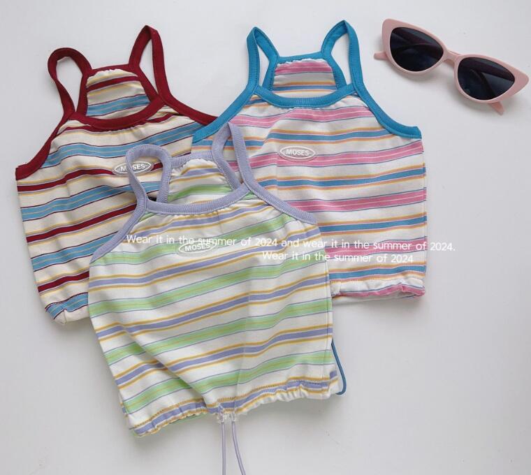 2024年新品★子供服　ベストトップス★90-140cm★3色