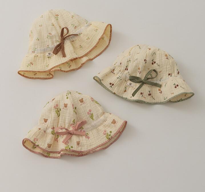 2024年夏新品★ベビー用★帽子　ハット★3種選べ