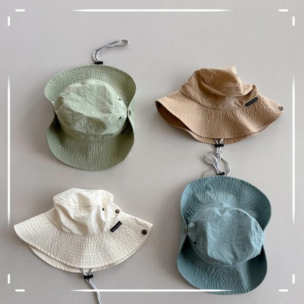 「2024」子供用/大人用★帽子★キッズ★男女兼用★バケットハット★親子★シンプル★4色