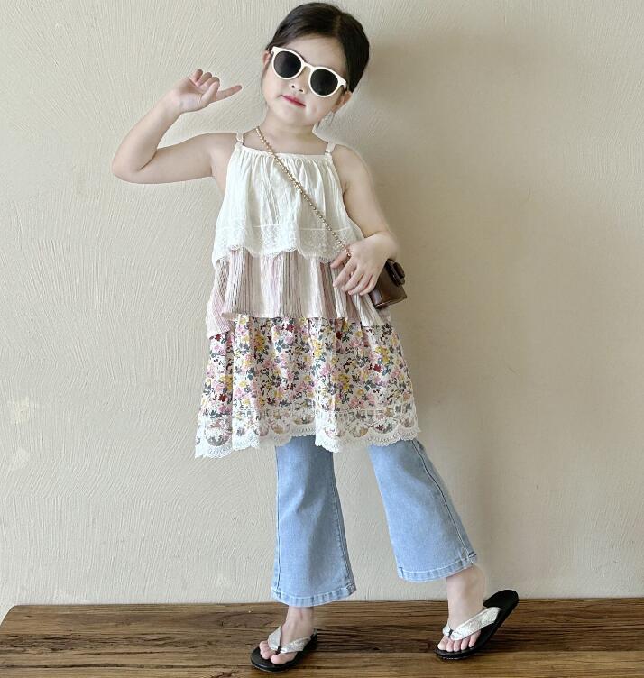 2024夏新品★子供服　ワンピース&ズボン分けて販売★90-140cm★