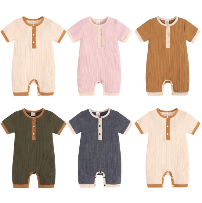 子供服★ロンパース★連体服★韓国風子供服★ベビー★半袖★5色★66-100CM