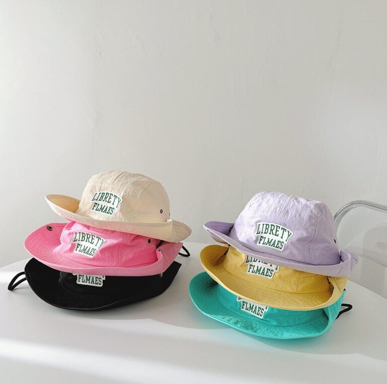 「2024」子供用★帽子★バケットハット★キッズ★韓国風★ハット★6色