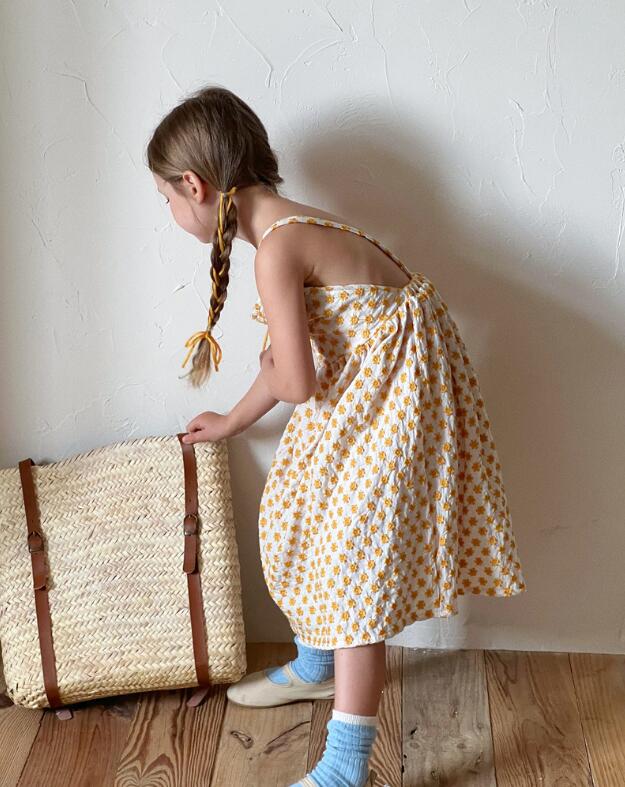 2024夏C★子供服　ワンピース★90-150cm★