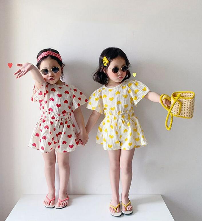 2024★夏新作★韓国風子供服★トップス+ズボン★2色80-130CM