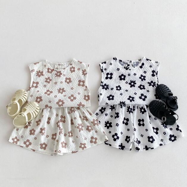 「2024」子供服★トップス+パンツ★セットアップ★韓国風子供服★キッズ★2色★80-130CM