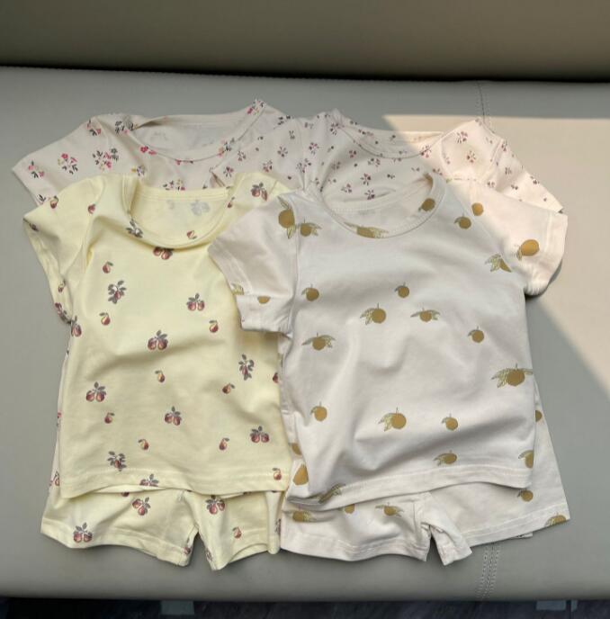 2024★夏新作★韓国風ベビー服★トップス+ズボン★4色73-100CM