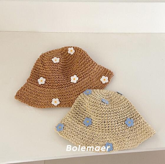 「2024」子供用/大人用★帽子★キッズ★麦わら帽子★韓国風★親子★2色