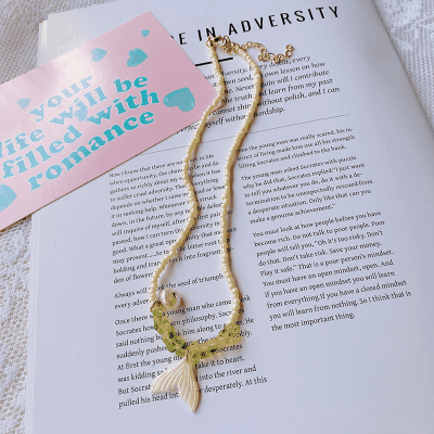 春夏新作 ハワイ レディース ガールズ アクセサリー ネックレス ビーズ ペンダント 人魚姫 マーメイド