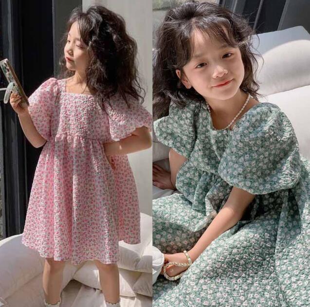 2024年新★子供服　ワンピース★タグ7-15★2色