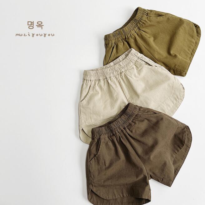 「2024」子供服★ズボン★ショートパンツ★ボトムス★韓国風子供服★3色★80-130CM