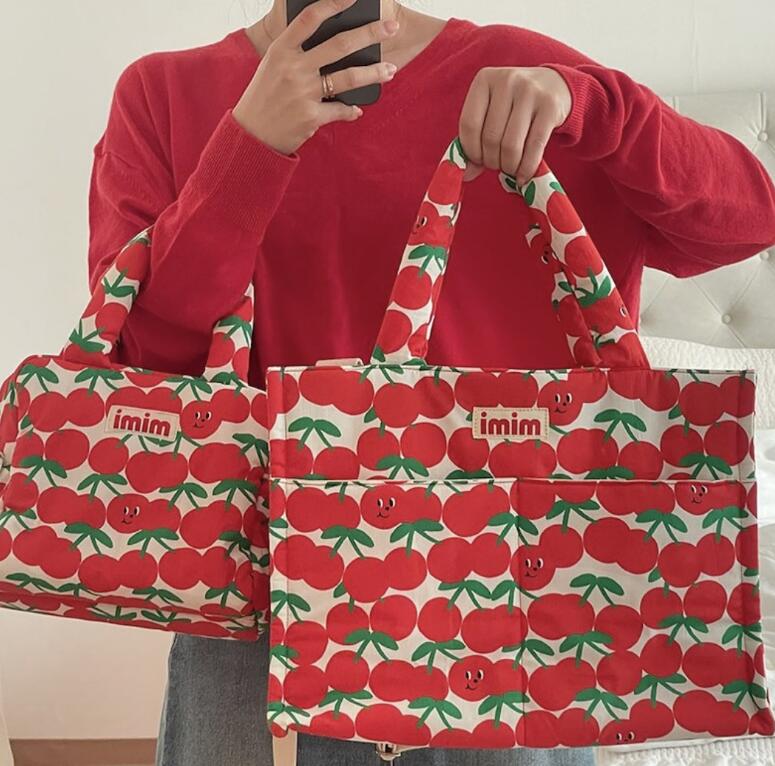 新登場★収納バッグ　ハンドバッグ★4色