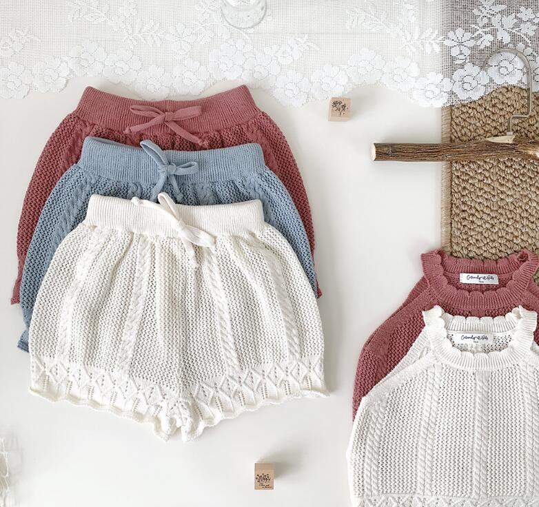 2024夏新作Cu★子供服　ニットズボン★80-120cm★3色