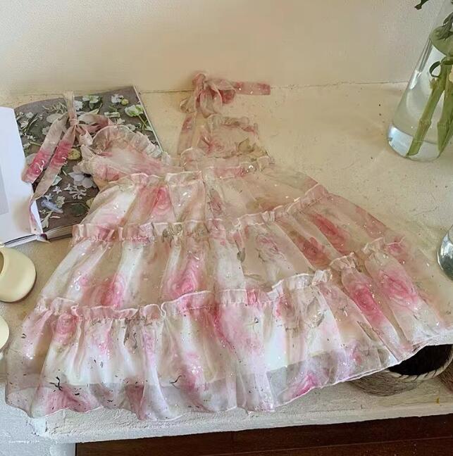 「2024」子供服★ワンピース★ドレス★袖なし★韓国風子供服★90-140CM