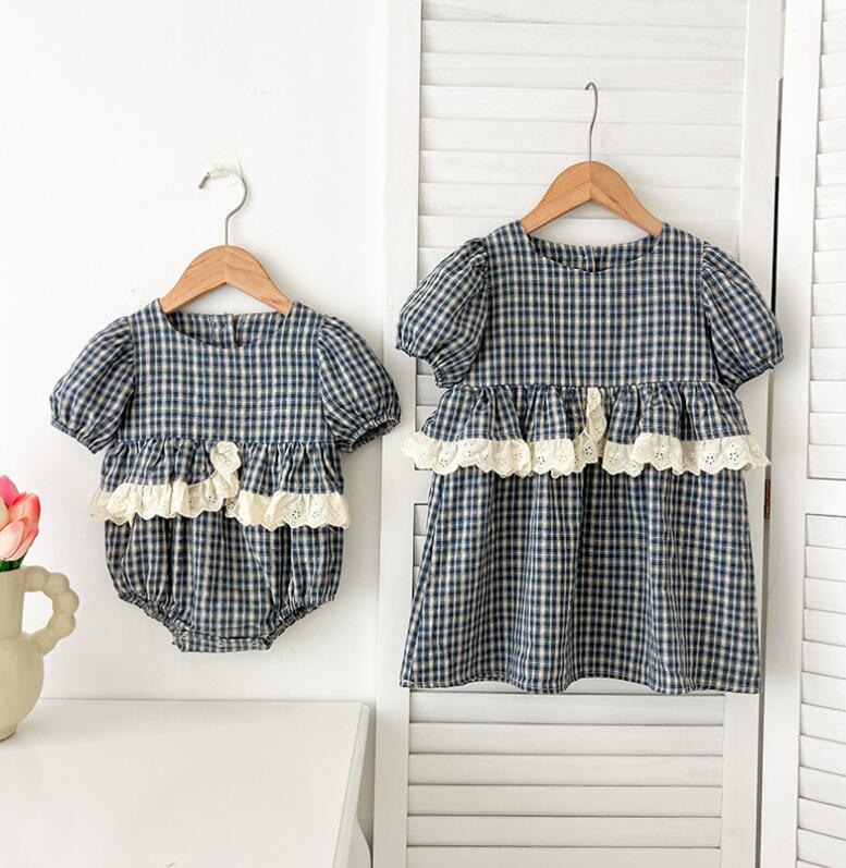 2024★夏新作★韓国風子供服★ロンパース★ワンピース★66-90CM/90-130CM