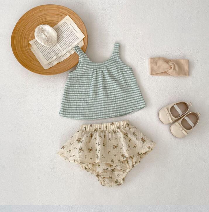 2024★夏新作★韓国風子供服★トップス+ズボン★66-100CM