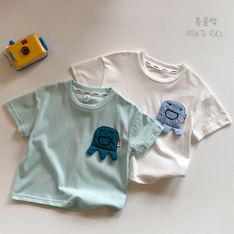 「2024」子供服★トップス★Tシャツ★韓国風子供服★2色★90-130CM