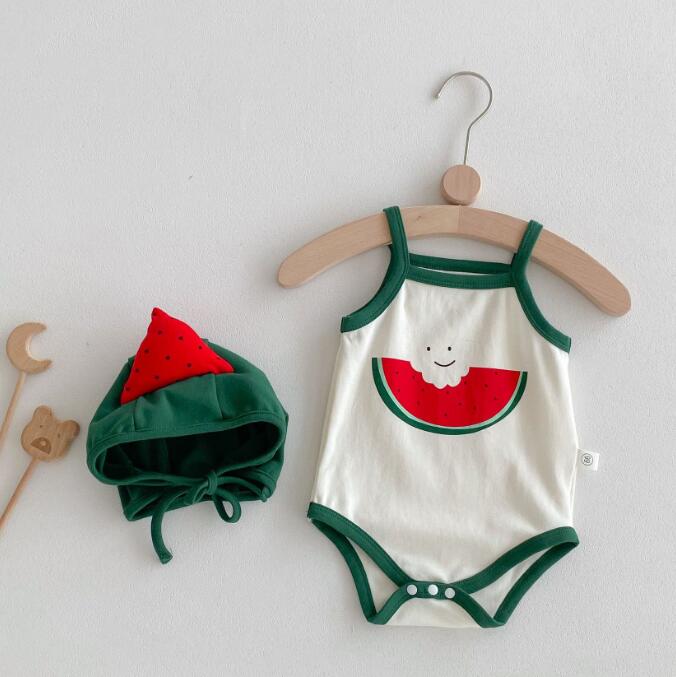 「2024」子供服★ロンパース+帽子★連体服★韓国風子供服★ベビー★66-90CM