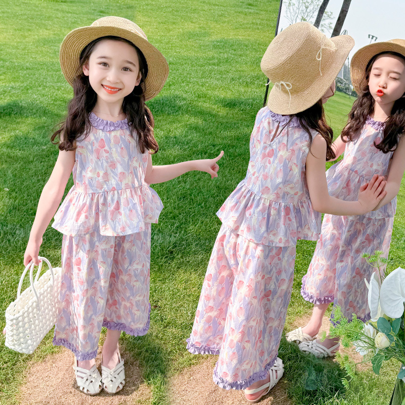 2024★夏新作★韓国風ベビー服★トップス+ズボン★90cm〜140cm