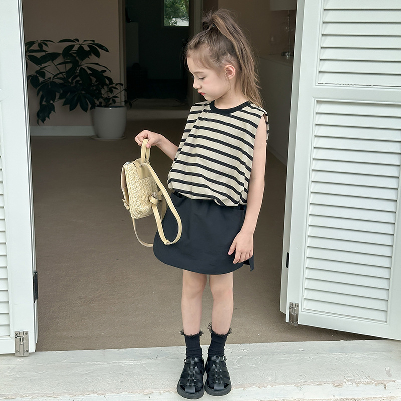 2024★春夏新作★韓国風子供服★Tシャツ★スカート★90-160CM