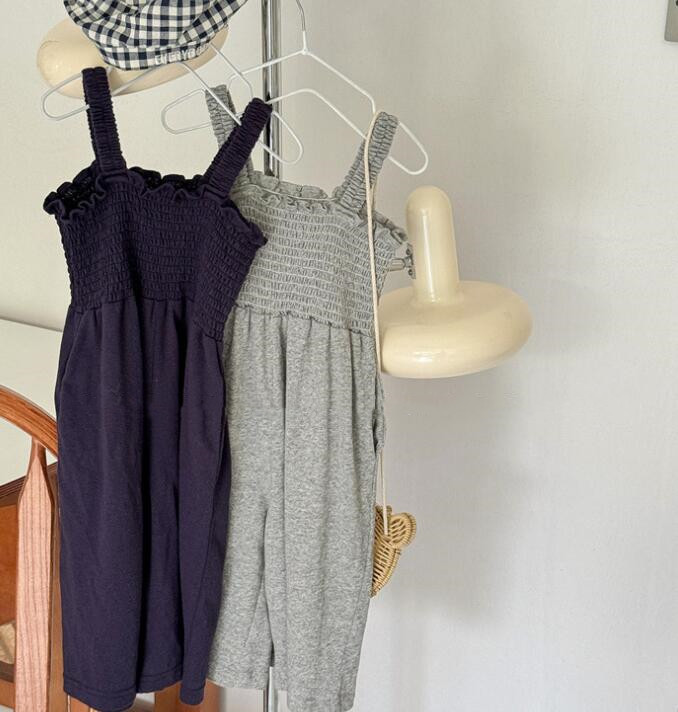 「2024」子供服★サロペット★無地★韓国風子供服★2色80cm〜130cm