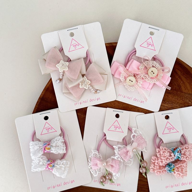 髪飾り★まとめ髪用★ヘアアクセサリー★子供用★ヘアゴム★2枚入り★可愛い