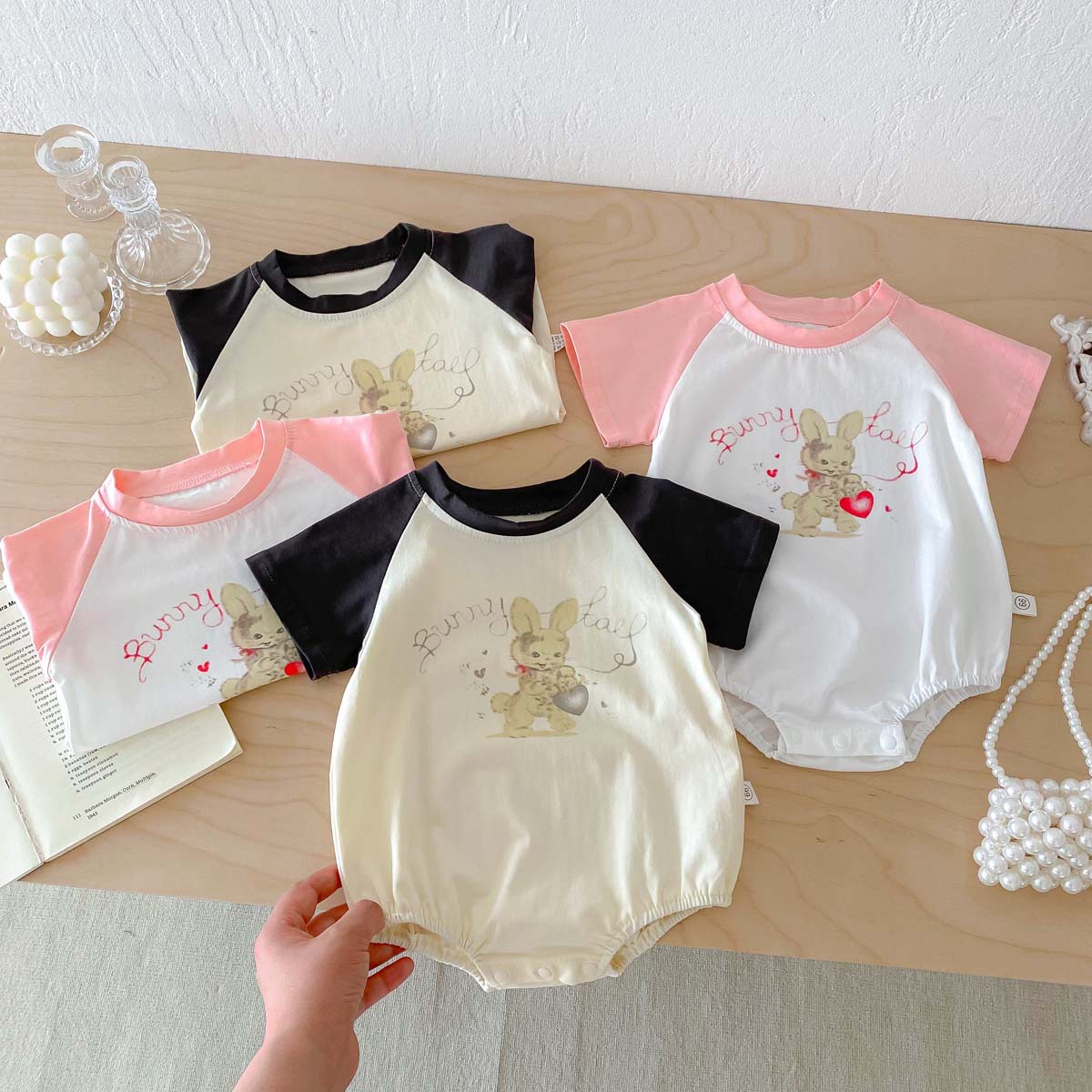 2024★夏新作★韓国風子供服★Tシャツ★ロンパース★73-100CM/66-90CM