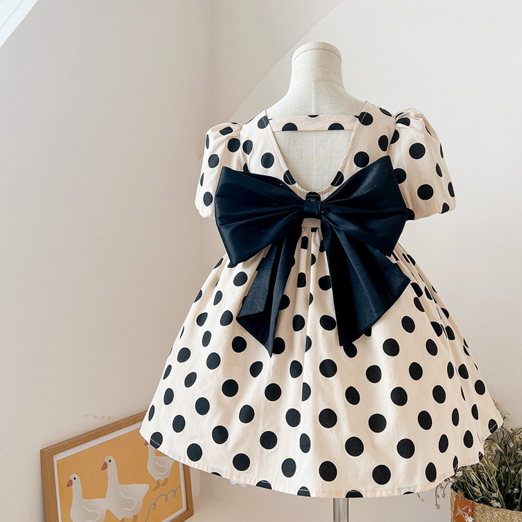 「2024」子供服★ワンピース★韓国風子供服★水玉★90cm〜140cm