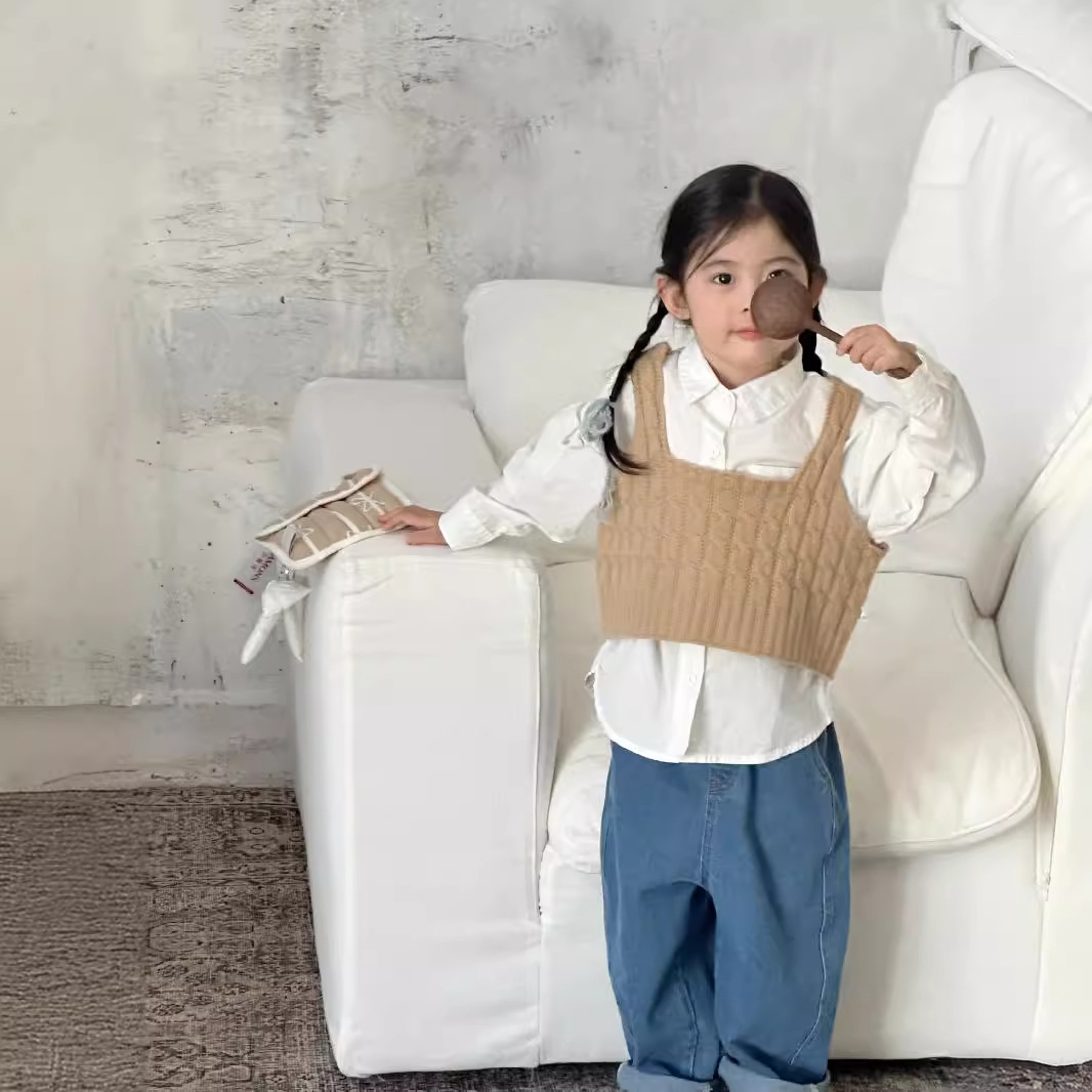 2024秋★子供服　ニットベスト★S~L