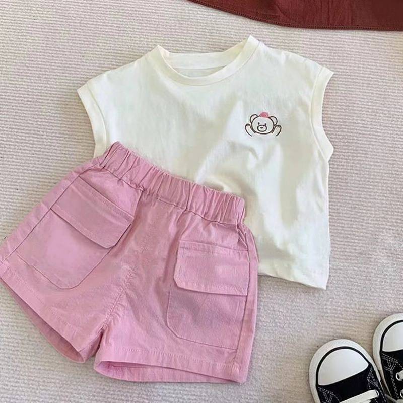 2024★夏新作★韓国風ベビー服★トップス+ズボン★80〜130