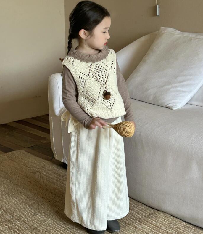 2024秋★子供服　トップス&ニットベスト&ズボン分けて★90〜140