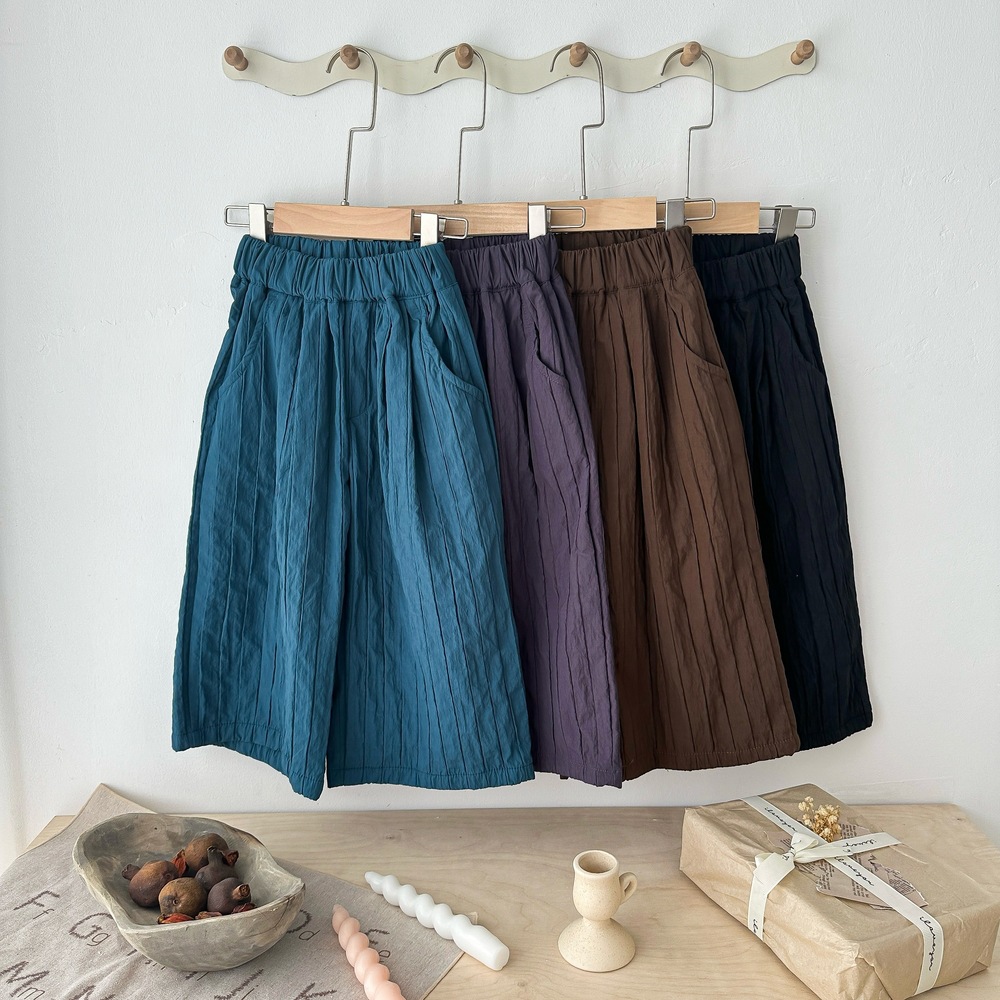 2024秋新入荷★子供服　ズボン★90cm〜150cm 4色