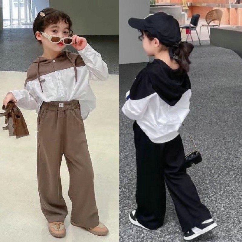 「2024」子供服★トップス+ズボン★セットアップ★韓国風子供服★2色5#〜13#