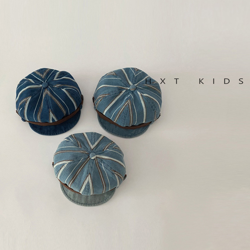 「2024」子供用★帽子★キャップ★ベビー★デニム★カジュアル★3色