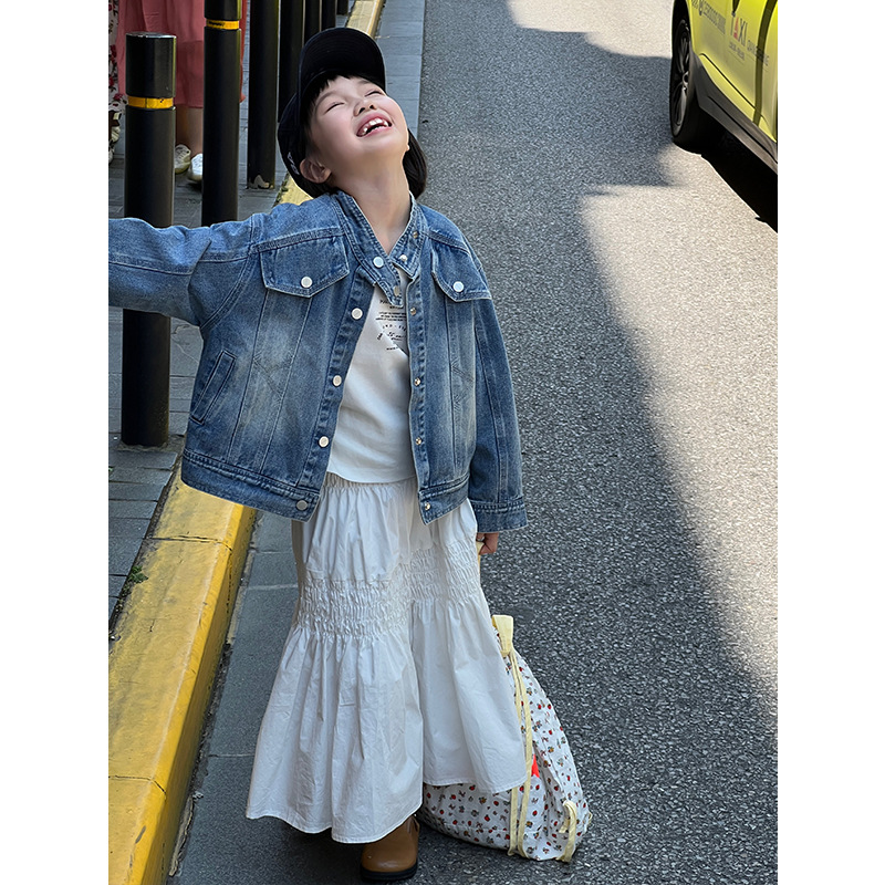 2024新品★子供服 　デニムコート★120cm〜160cm