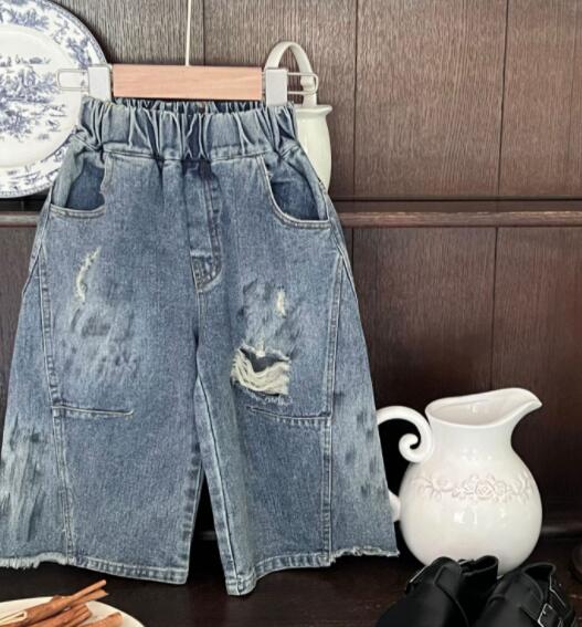 「2024」子供服★ズボン★ボトムス★ジーンズ★韓国風子供服★80cm〜140cm