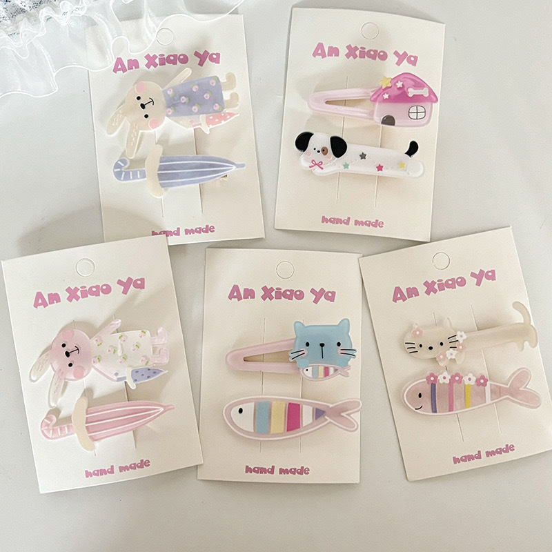 雑貨★子供髪飾り　ヘアビン★アクセサリー★5色