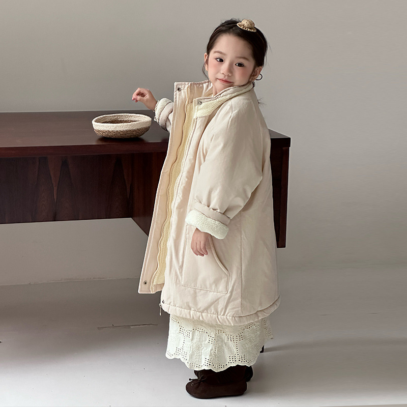 2024冬新品★子供服 　棉服コート★90cm〜130cm 2色